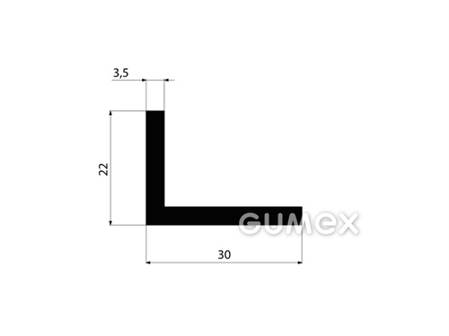 GUMMIPROFILE L-FORM - EPDM